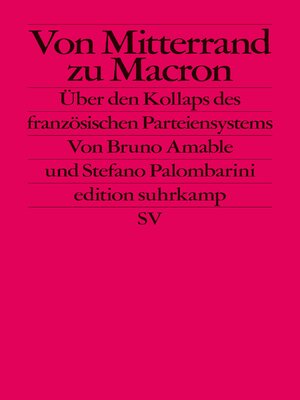 cover image of Von Mitterrand zu Macron
